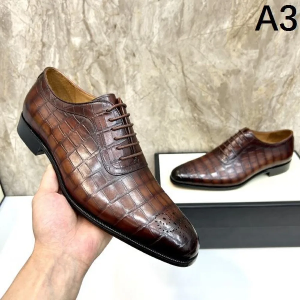 GUCCI グッチ 2025SS ロングシーズン活躍 メンズ用 ビジネスシューズ 商品画像 3