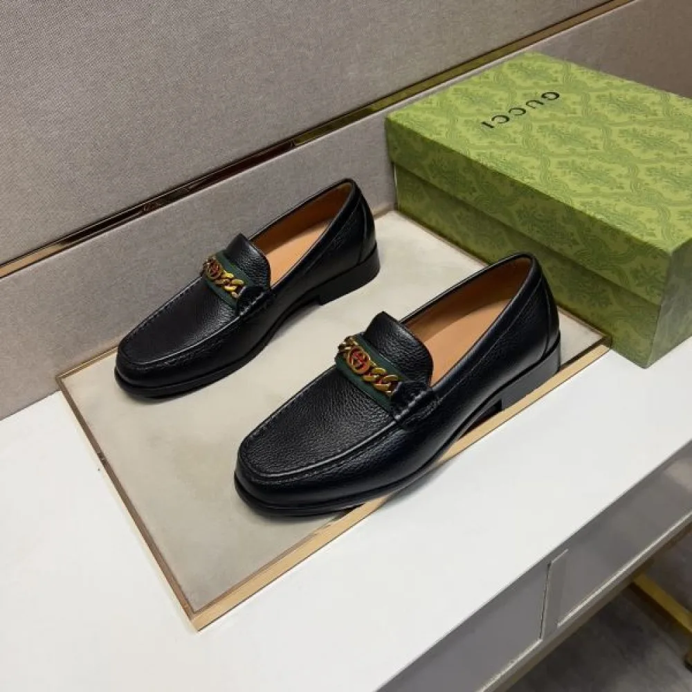 2025秋冬新作 GUCCI グッチ メンズ用 ビジネスシューズ ラストチャンス特価 商品画像 4