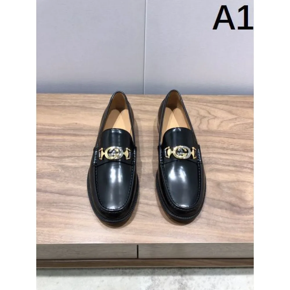 2025秋冬新作 GUCCI グッチ メンズ用 ビジネスシューズ 冬季限定の特別プライス 商品画像 1