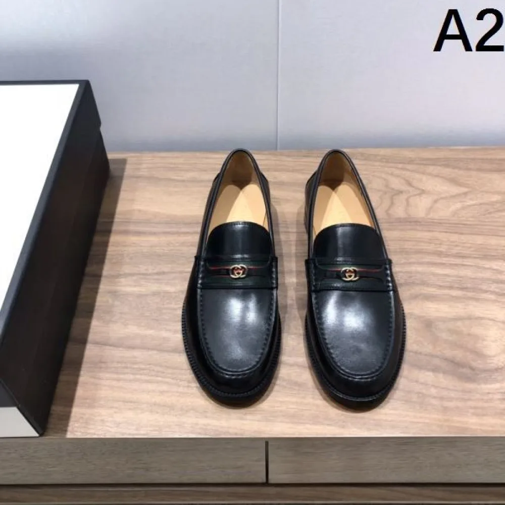 2025秋冬新作 GUCCI グッチ メンズ用 ビジネスシューズ 上品さ漂う洗練デザイン 商品画像 2