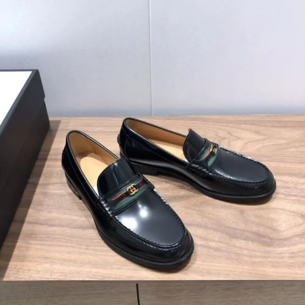 2025秋冬新作 GUCCI グッチ メンズ用 ビジネスシューズ 上品さ漂う洗練デザイン 商品画像 4