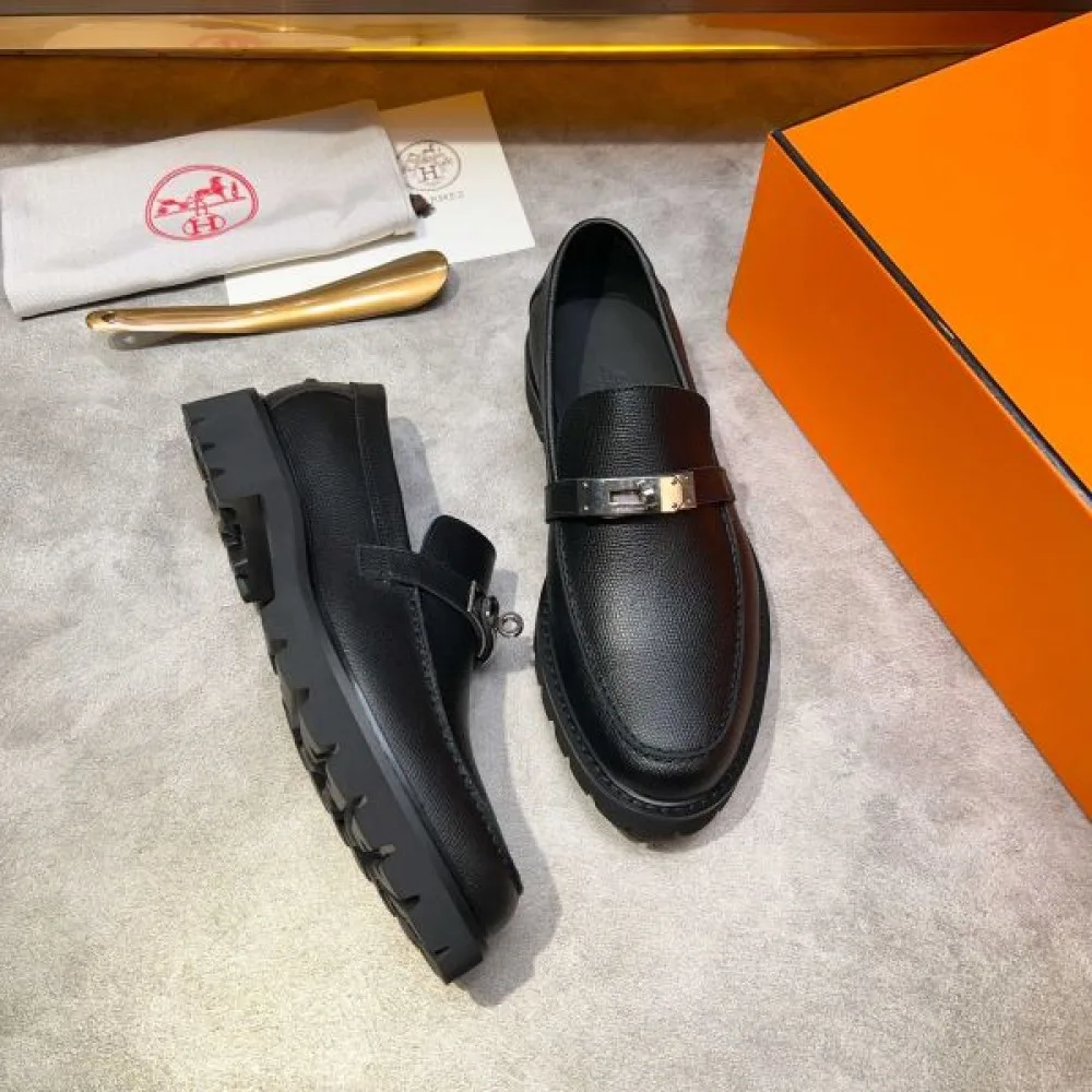 HERMES エルメス 2025SS トレンドスタイル! メンズ用 ビジネスシューズ 商品画像 4