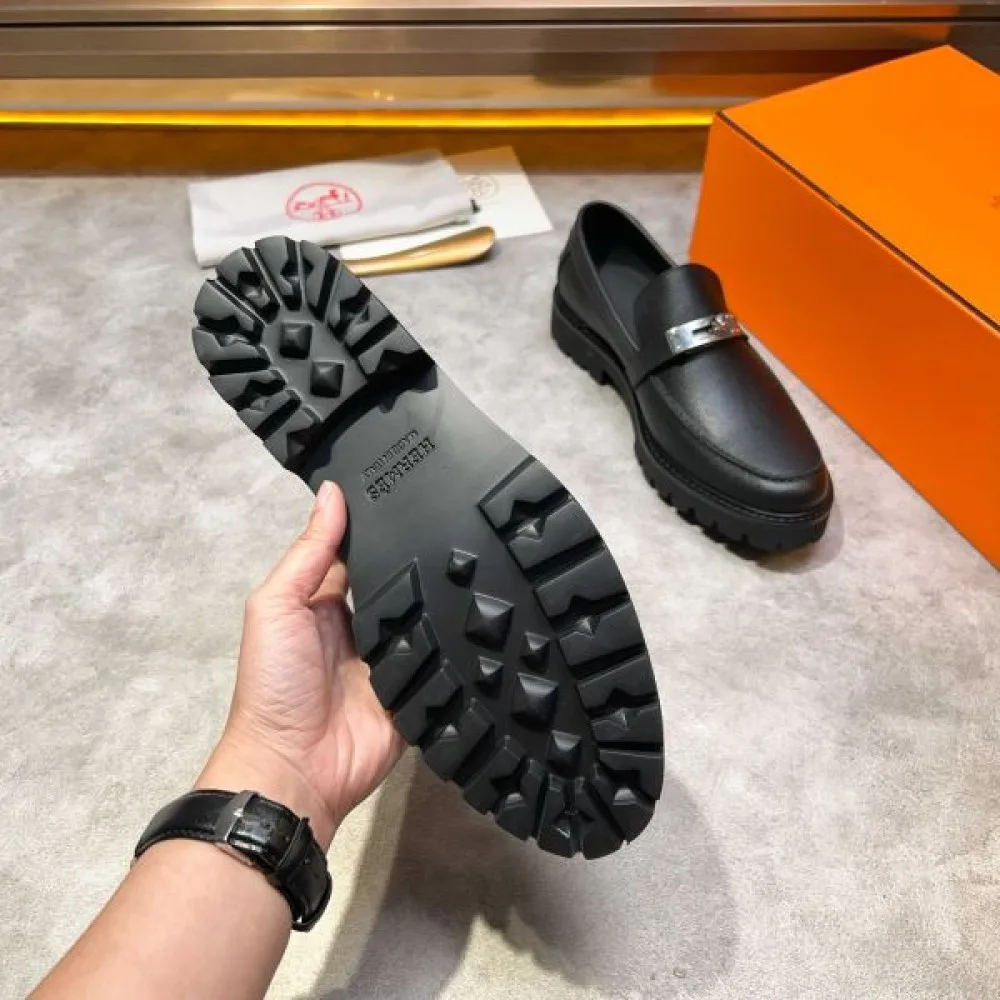 HERMES エルメス 2025SS トレンドスタイル! メンズ用 ビジネスシューズ 商品画像 9