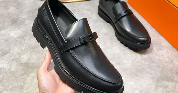 HERMES エルメス 2025SS トレンドスタイル! メンズ用 ビジネスシューズ 商品画像 11