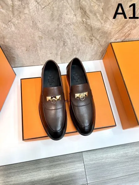2025秋冬新作 HERMES エルメス メンズ用 ビジネスシューズ これぞ大人の必須アイテム 商品画像 10