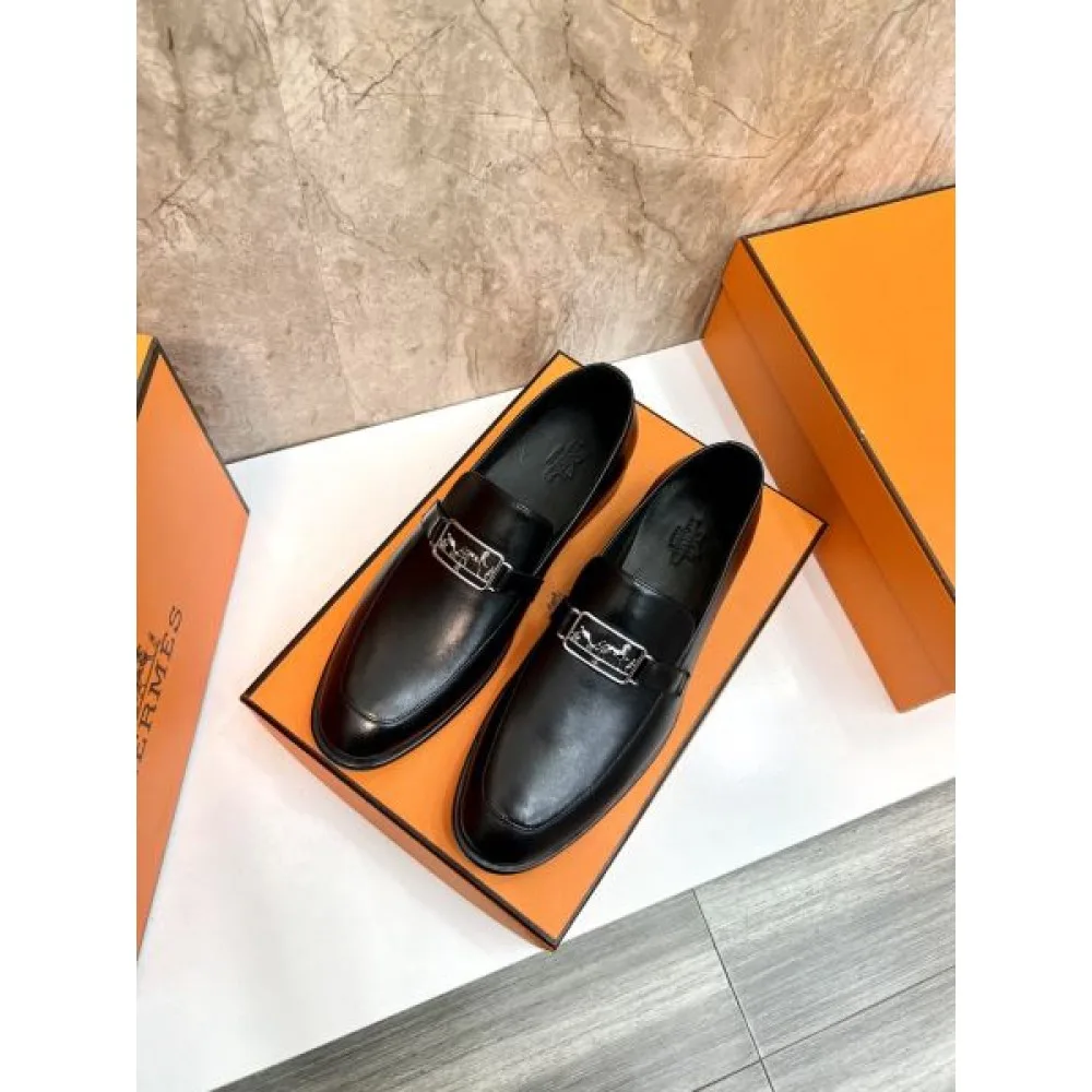 2025秋冬新作 HERMES エルメス メンズ用 ビジネスシューズ スタイリッシュな印象に 商品画像 3