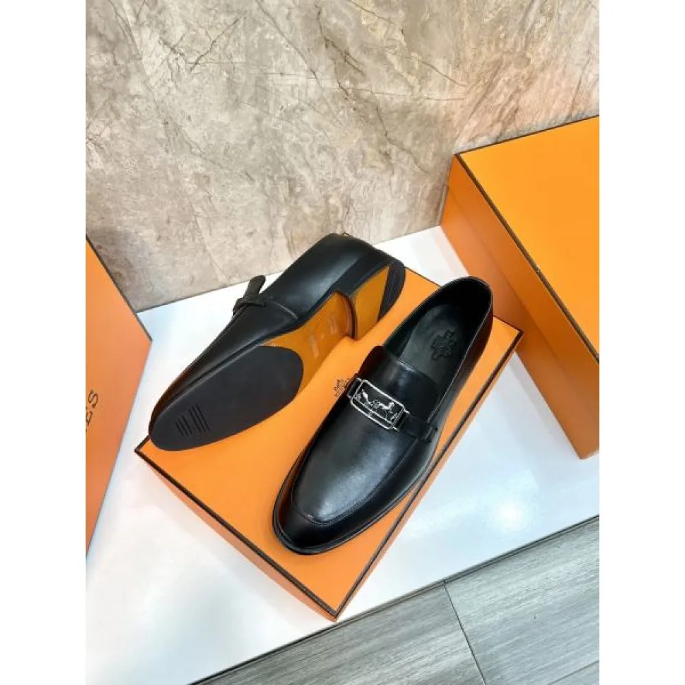 2025秋冬新作 HERMES エルメス メンズ用 ビジネスシューズ スタイリッシュな印象に 商品画像 6