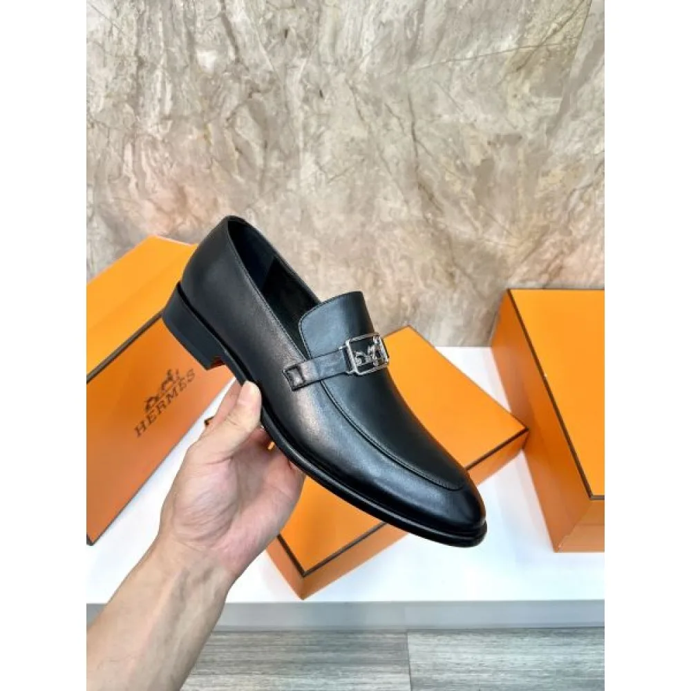 2025秋冬新作 HERMES エルメス メンズ用 ビジネスシューズ スタイリッシュな印象に 商品画像 8