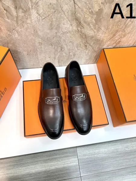 2025秋冬新作 HERMES エルメス メンズ用 ビジネスシューズ スタイリッシュな印象に 商品画像 10