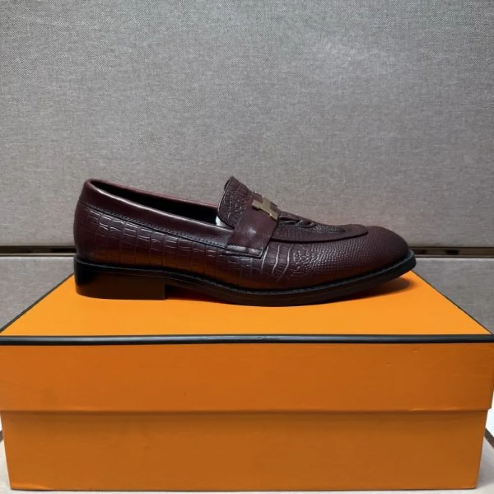 2025秋冬新作 HERMES エルメス メンズ用 ビジネスシューズ 清潔感ある上品スタイル 商品画像 4