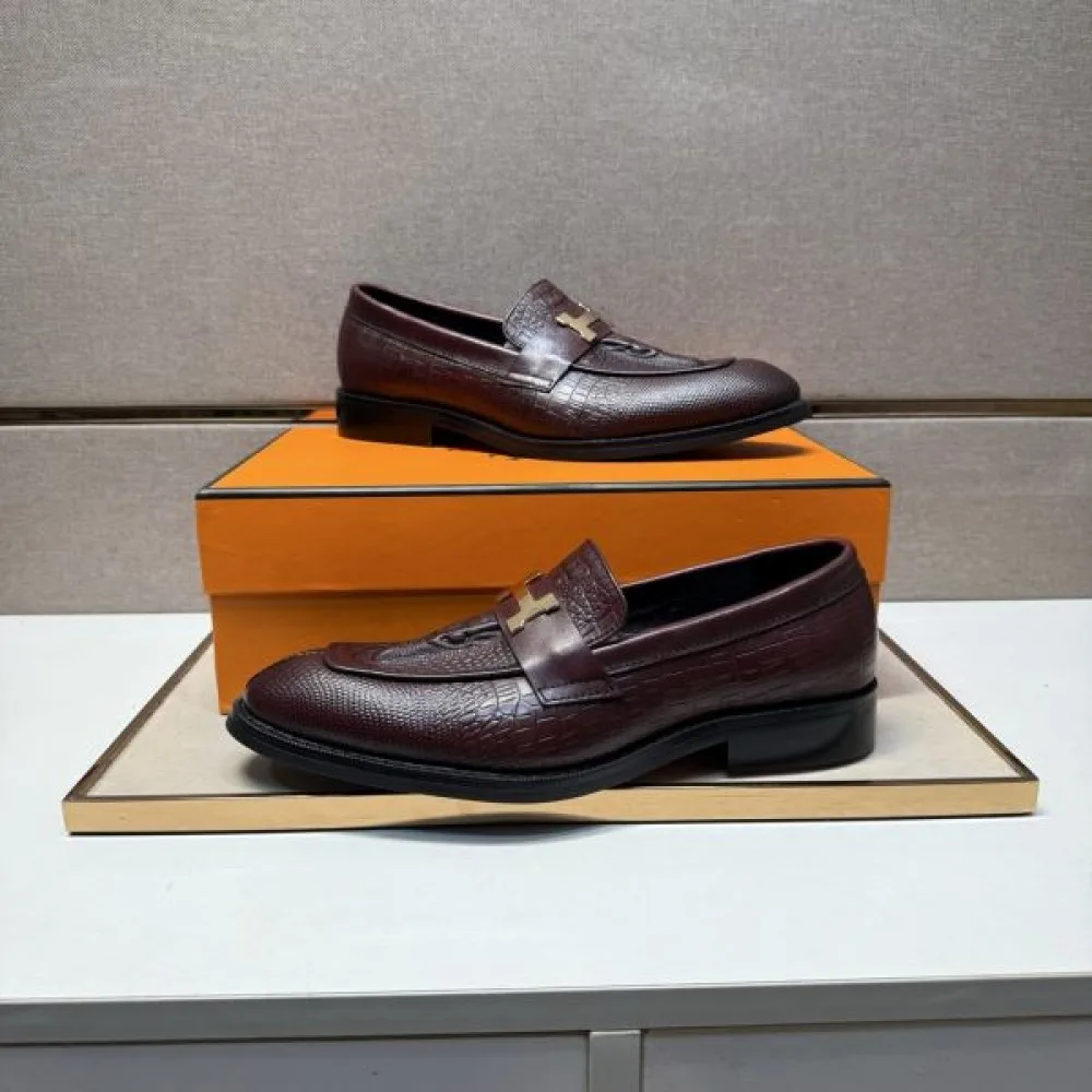 2025秋冬新作 HERMES エルメス メンズ用 ビジネスシューズ 清潔感ある上品スタイル 商品画像 5