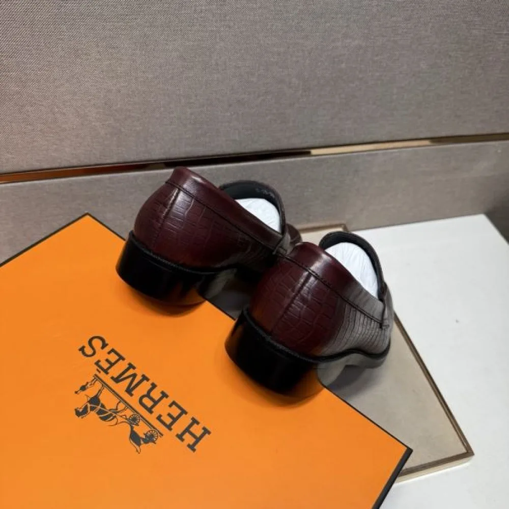 2025秋冬新作 HERMES エルメス メンズ用 ビジネスシューズ 清潔感ある上品スタイル 商品画像 9