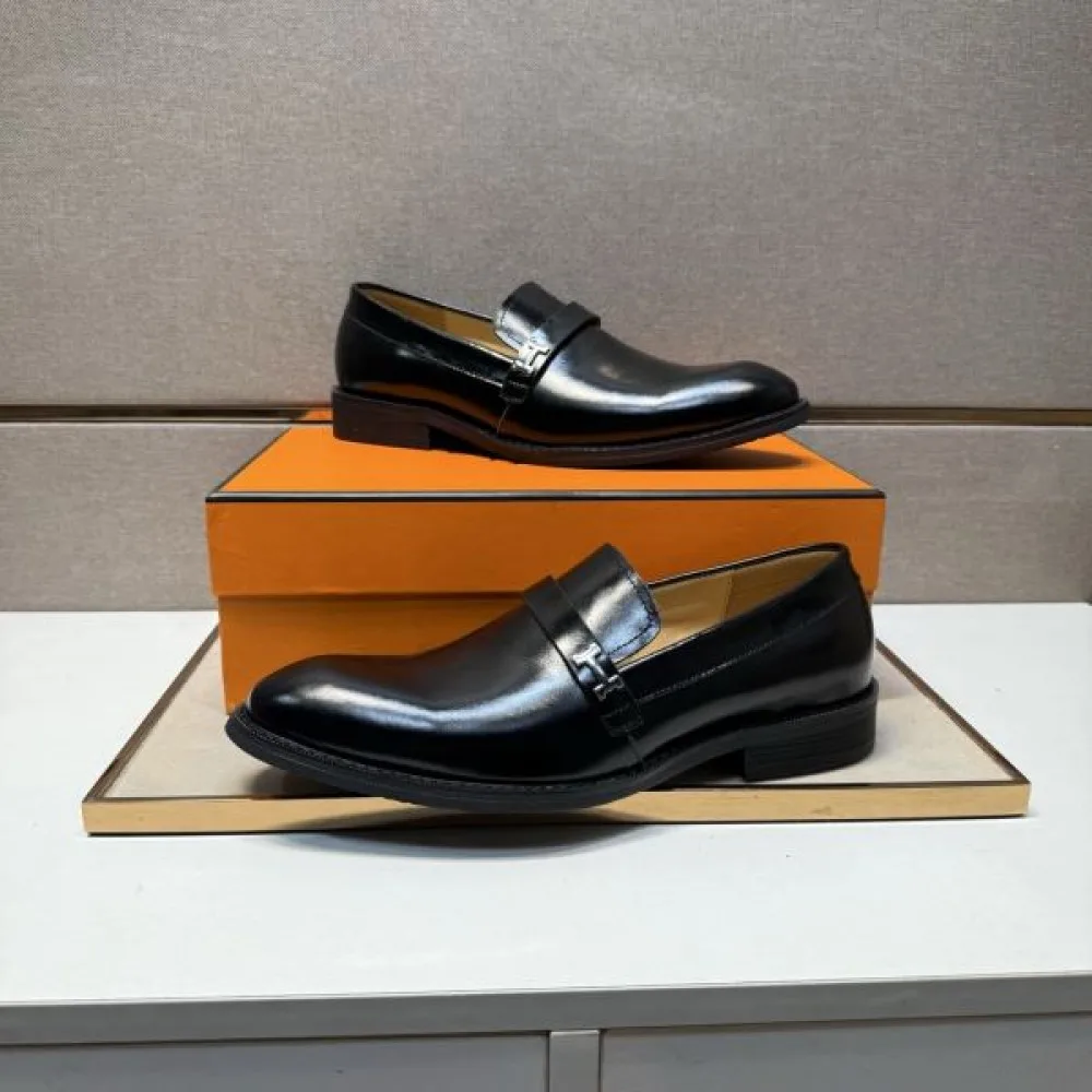2025秋冬新作 HERMES エルメス メンズ用 ビジネスシューズ 高級感あふれる一足 商品画像 5