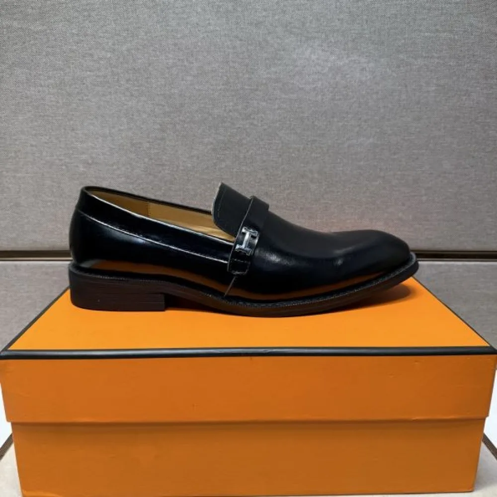 2025秋冬新作 HERMES エルメス メンズ用 ビジネスシューズ 高級感あふれる一足 商品画像 6