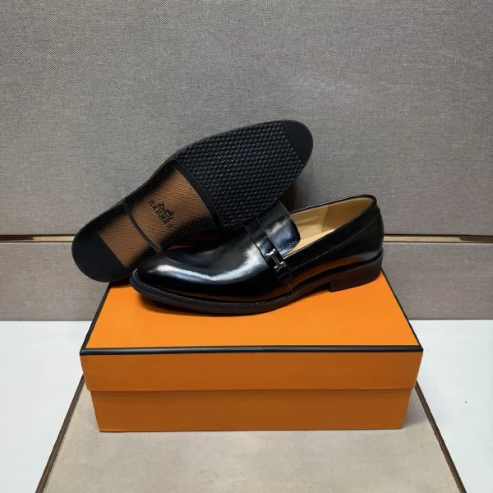 2025秋冬新作 HERMES エルメス メンズ用 ビジネスシューズ 高級感あふれる一足 商品画像 8