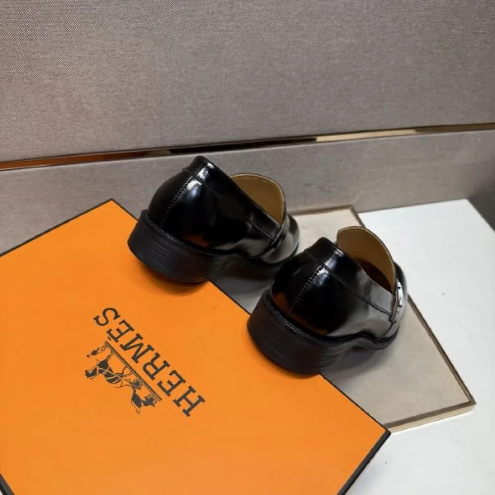 2025秋冬新作 HERMES エルメス メンズ用 ビジネスシューズ 高級感あふれる一足 商品画像 9