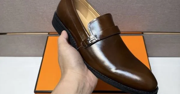 2025秋冬新作 HERMES エルメス メンズ用 ビジネスシューズ 高級感あふれる一足 商品画像 11
