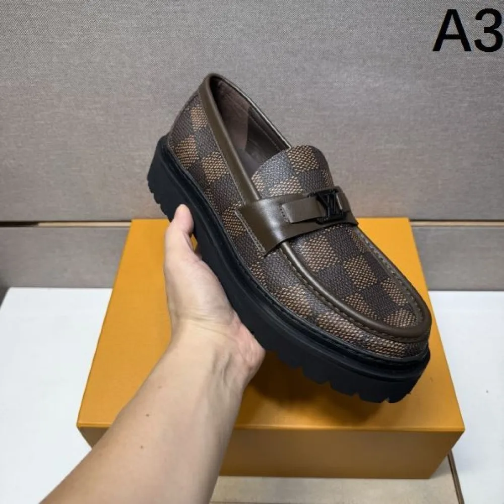 2025秋冬新作 LOUIS VUITTON ルイヴィトン メンズ用 ビジネスシューズ 雑誌掲載の注目モデル 商品画像 3