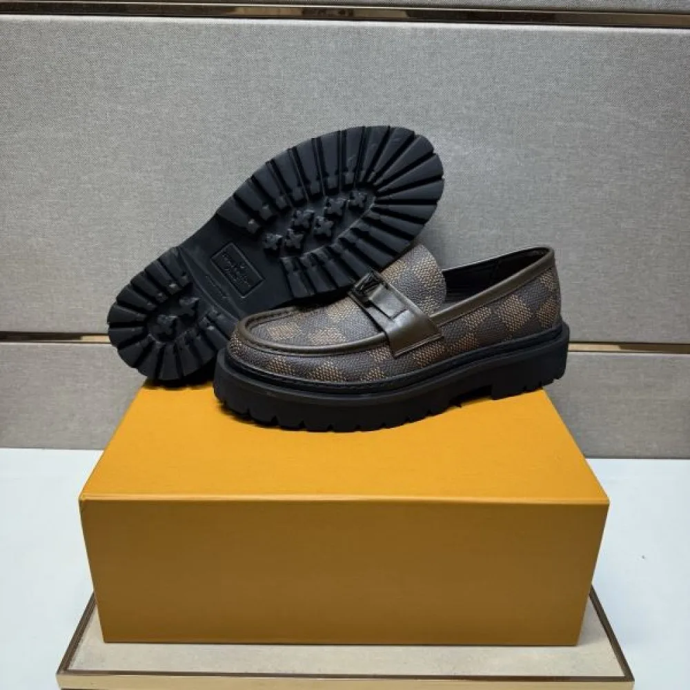 2025秋冬新作 LOUIS VUITTON ルイヴィトン メンズ用 ビジネスシューズ 雑誌掲載の注目モデル 商品画像 8