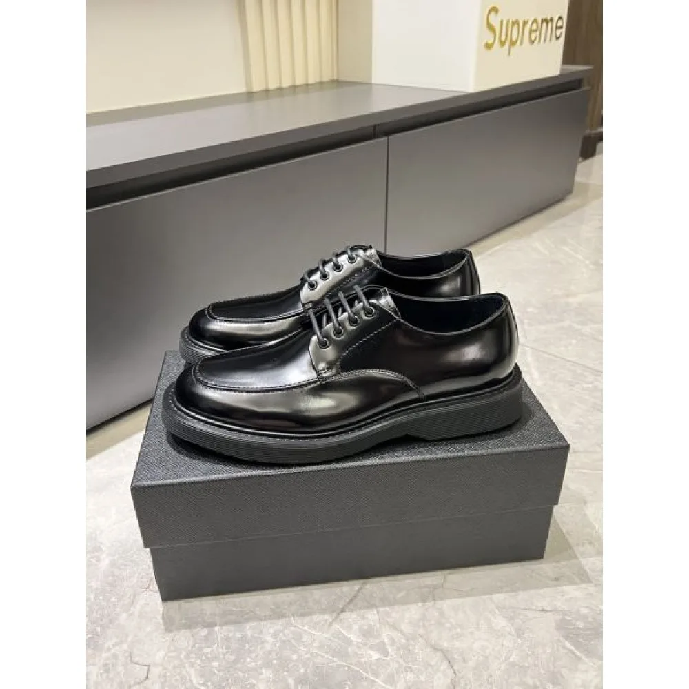 PRADA プラダ 2025SS 海外支持率が高い! メンズ用 ビジネスシューズ 商品画像 4