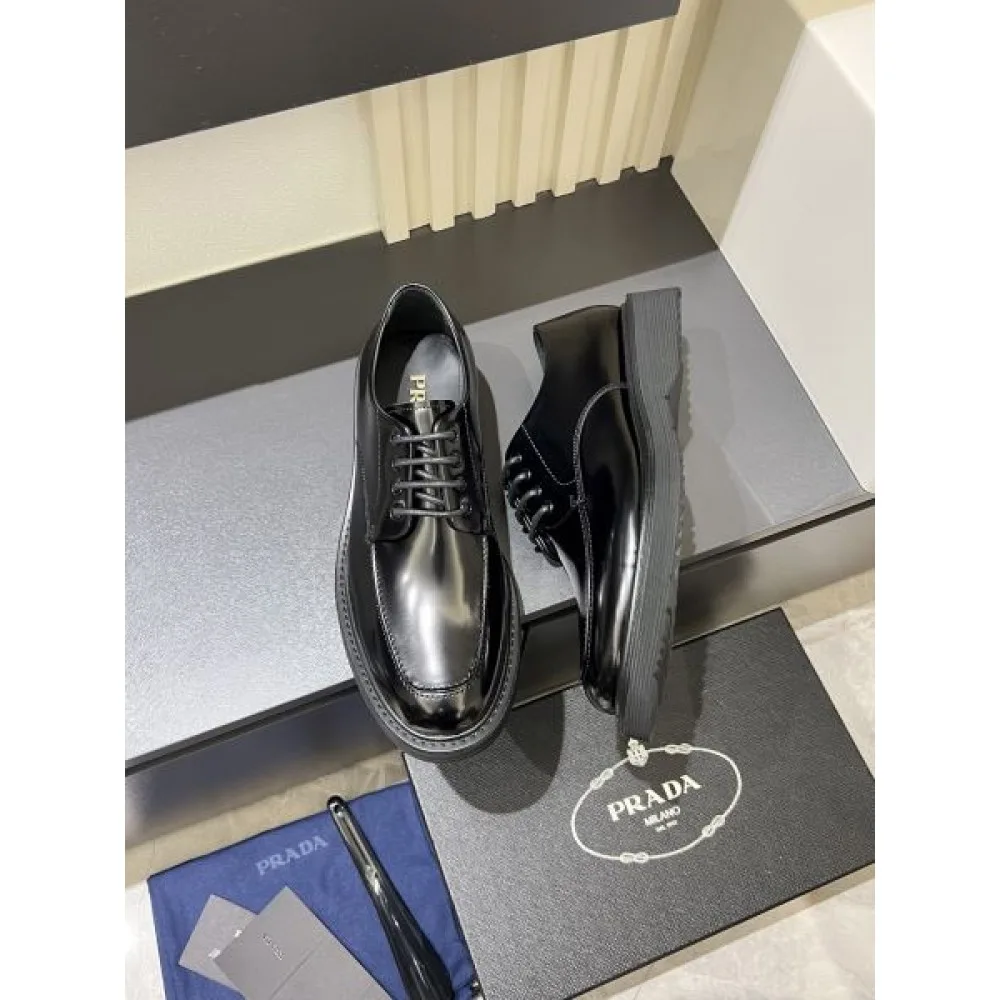 PRADA プラダ 2025SS 海外支持率が高い! メンズ用 ビジネスシューズ 商品画像 6