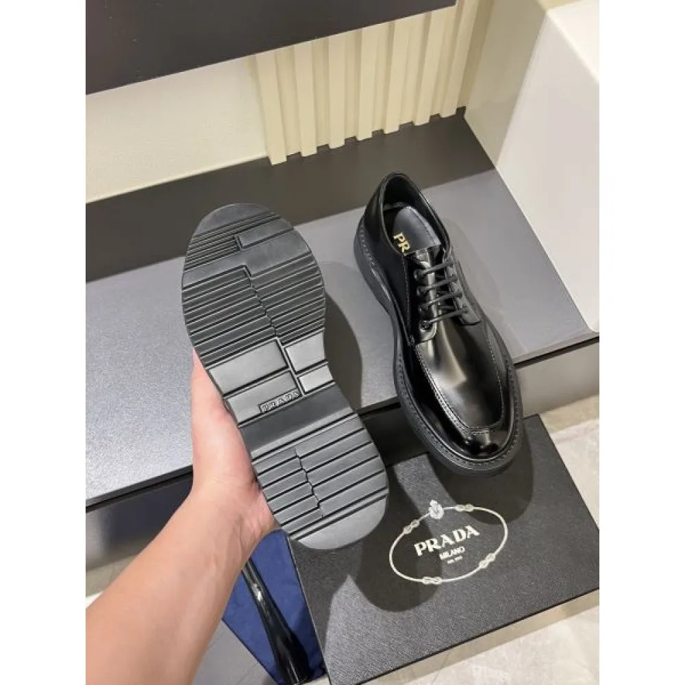 PRADA プラダ 2025SS 海外支持率が高い! メンズ用 ビジネスシューズ 商品画像 9