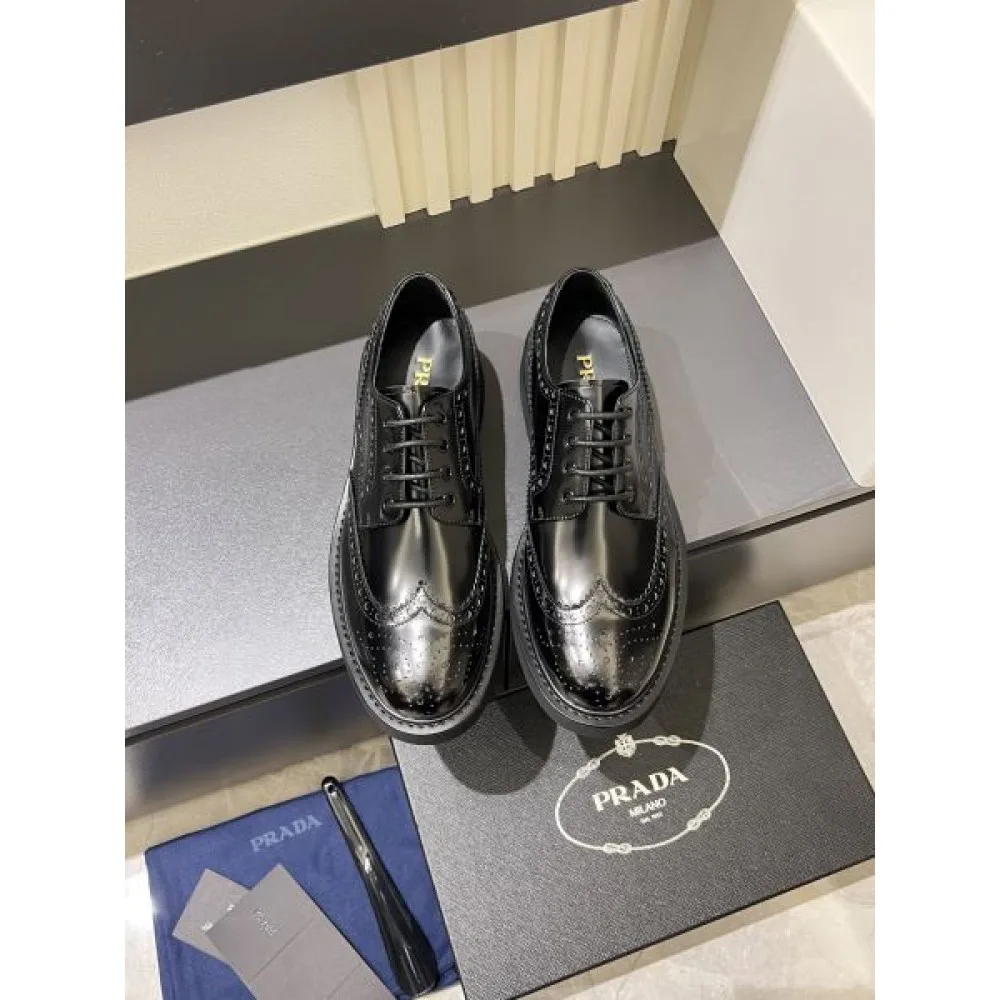 PRADA プラダ 2025SS 今の季節におすすめ メンズ用 ビジネスシューズ 商品画像 2