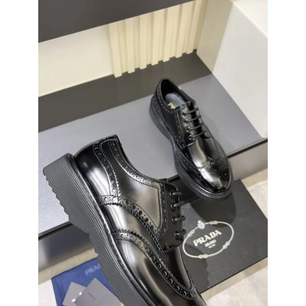 PRADA プラダ 2025SS 今の季節におすすめ メンズ用 ビジネスシューズ 商品画像 7