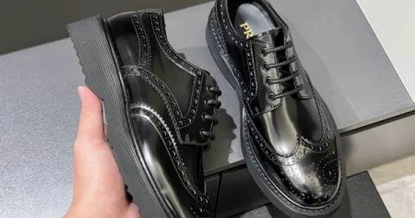 PRADA プラダ 2025SS 今の季節におすすめ メンズ用 ビジネスシューズ 商品画像 11