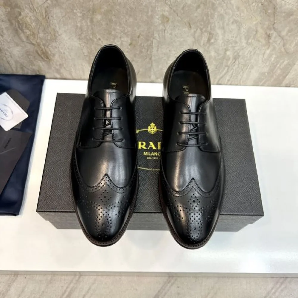 2025秋冬新作 PRADA プラダ メンズ用 ビジネスシューズ 今季注目の新作モデル 商品画像 4
