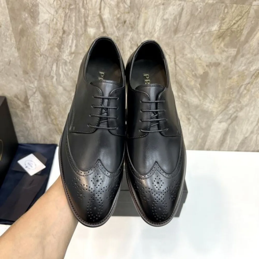 2025秋冬新作 PRADA プラダ メンズ用 ビジネスシューズ 今季注目の新作モデル 商品画像 5