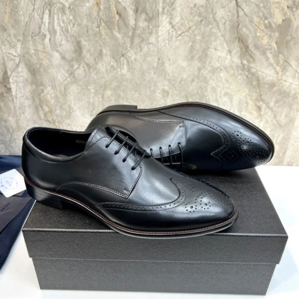 2025秋冬新作 PRADA プラダ メンズ用 ビジネスシューズ 今季注目の新作モデル 商品画像 7