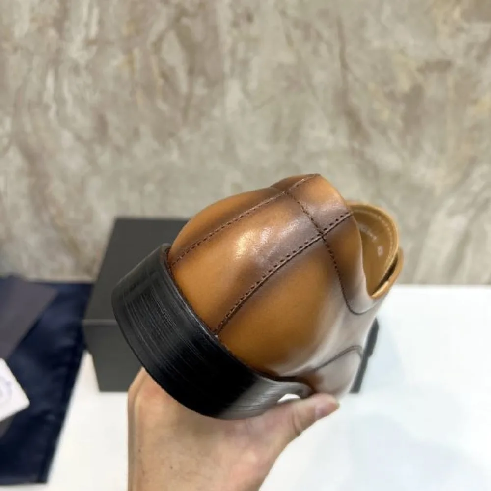 2025秋冬新作 PRADA プラダ メンズ用 ビジネスシューズ 各色残りわずかの限定品 商品画像 8