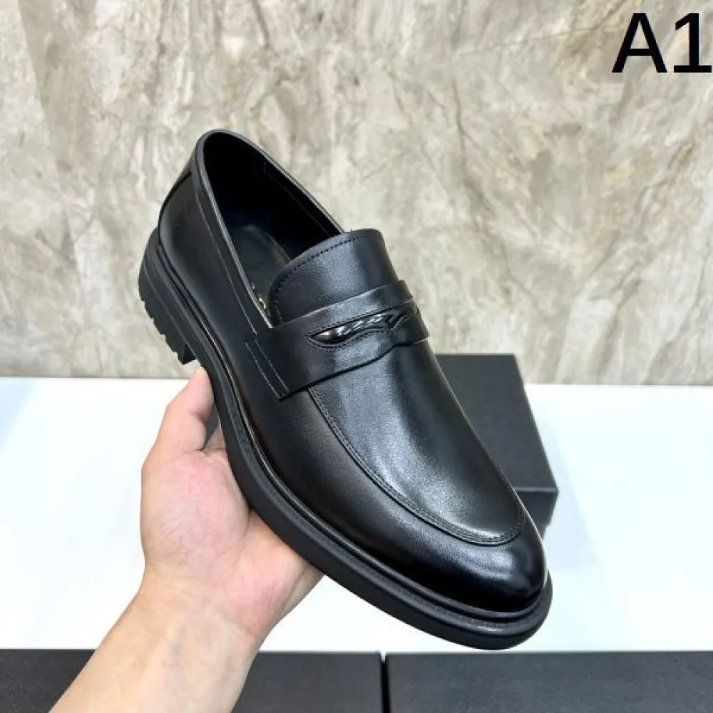 2025秋冬新作 PRADA プラダ メンズ用 ビジネスシューズ 新作コレクション登場 商品画像 1