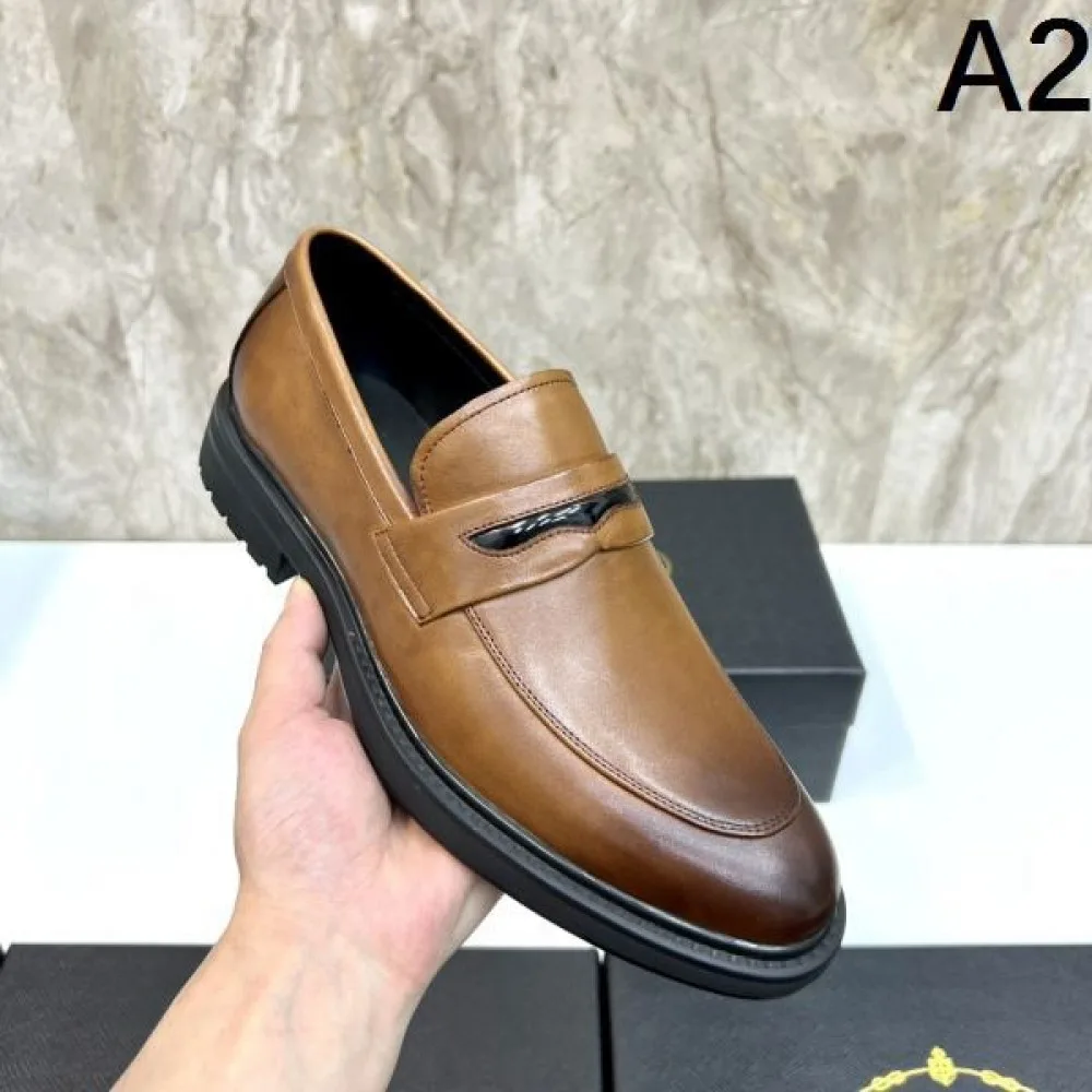 2025秋冬新作 PRADA プラダ メンズ用 ビジネスシューズ 新作コレクション登場 商品画像 2