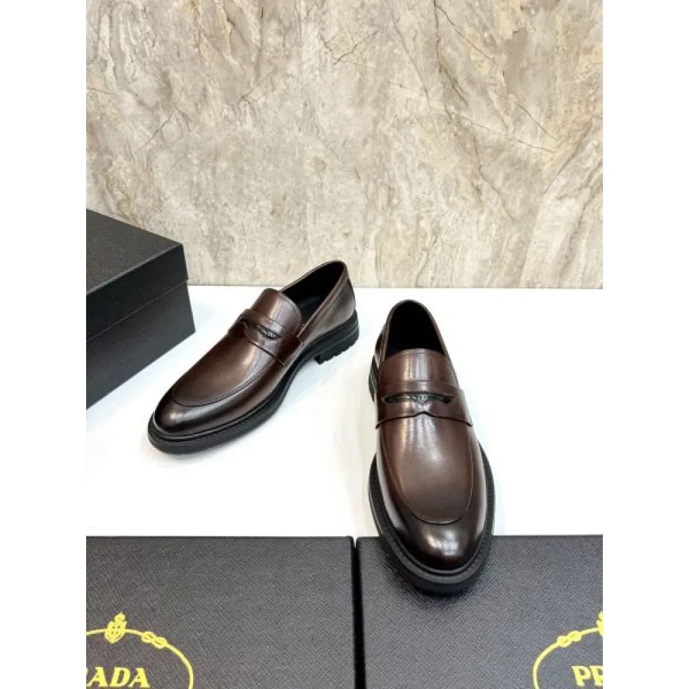 2025秋冬新作 PRADA プラダ メンズ用 ビジネスシューズ 新作コレクション登場 商品画像 5