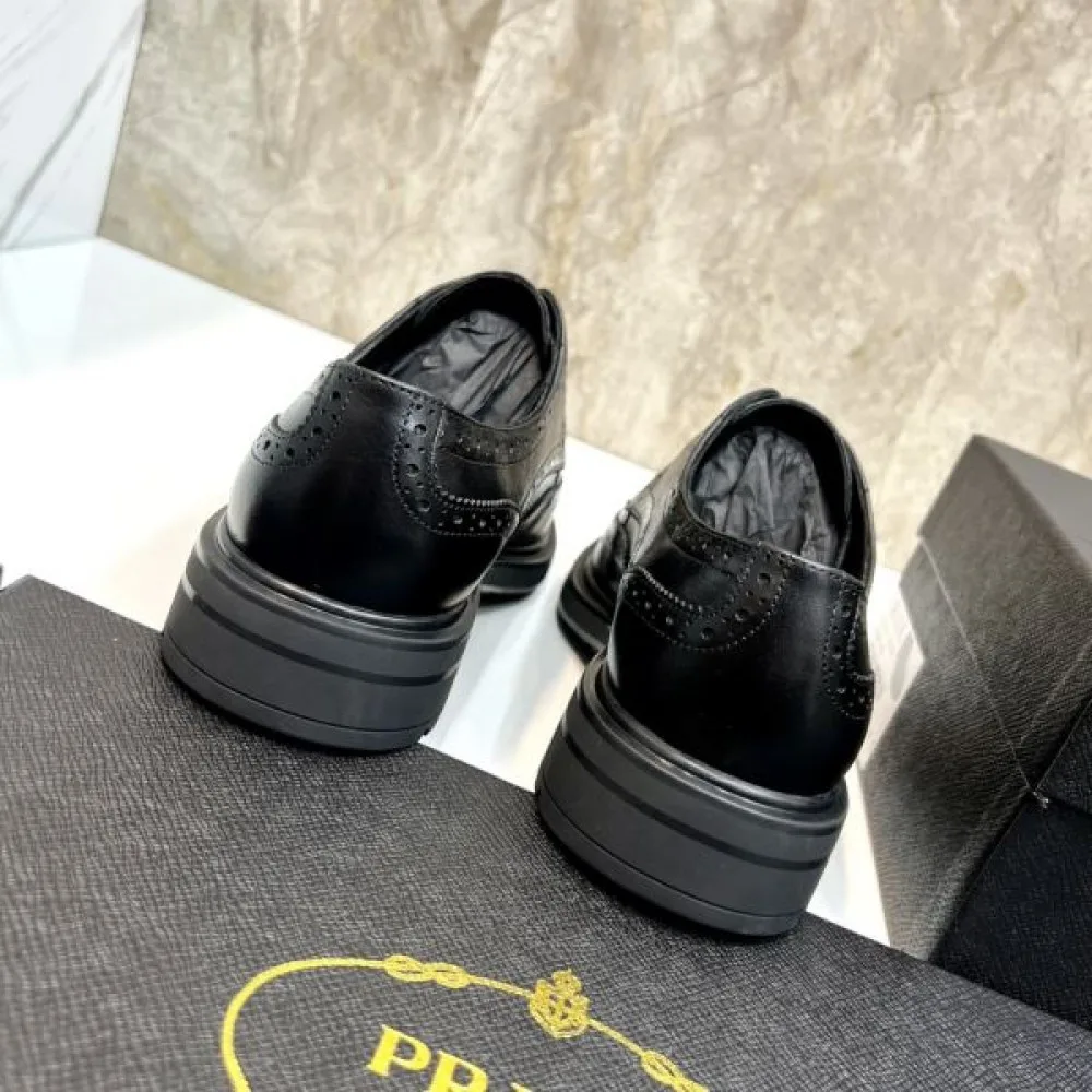 2025秋冬新作 PRADA プラダ メンズ用 ビジネスシューズ 冬に映えるスタイリッシュな一足 商品画像 8