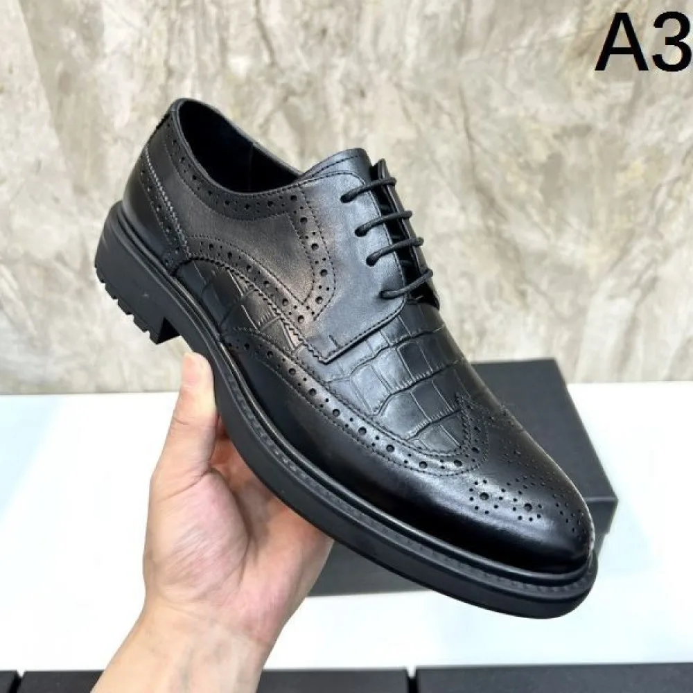 2025秋冬新作 PRADA プラダ メンズ用 ビジネスシューズ 秋冬トレンドNo.1モデル 商品画像 3