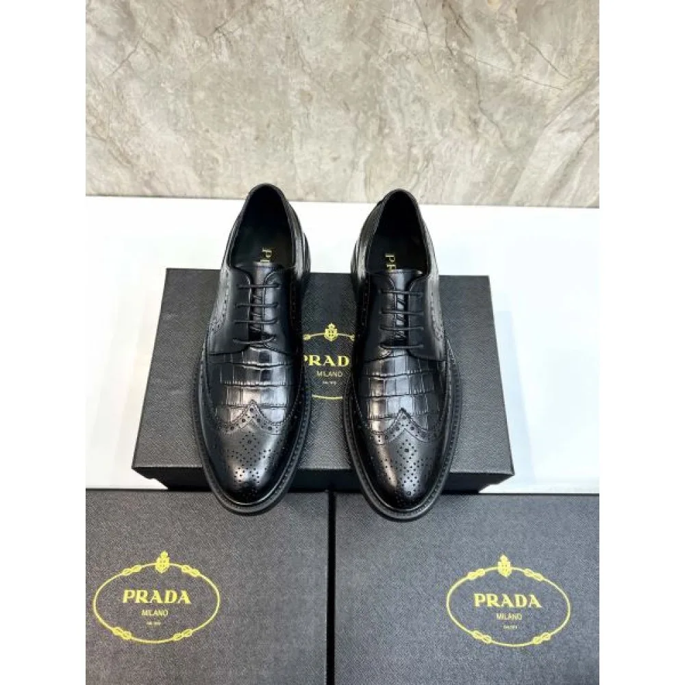 2025秋冬新作 PRADA プラダ メンズ用 ビジネスシューズ 秋冬トレンドNo.1モデル 商品画像 4