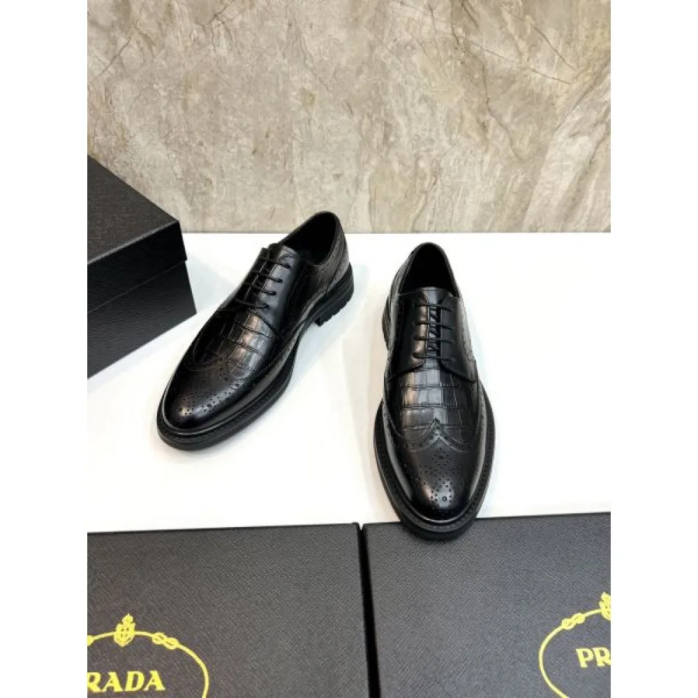 2025秋冬新作 PRADA プラダ メンズ用 ビジネスシューズ 秋冬トレンドNo.1モデル 商品画像 5