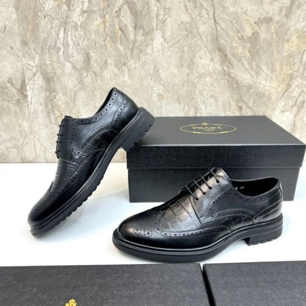 2025秋冬新作 PRADA プラダ メンズ用 ビジネスシューズ 秋冬トレンドNo.1モデル 商品画像 9
