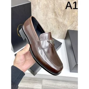 2025秋冬新作 PRADA プラダ メンズ用 ビジネスシューズ VIP価格でお得にGET 商品画像 1
