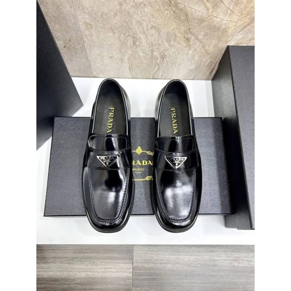 2025秋冬新作 PRADA プラダ メンズ用 ビジネスシューズ VIP価格でお得にGET 商品画像 5