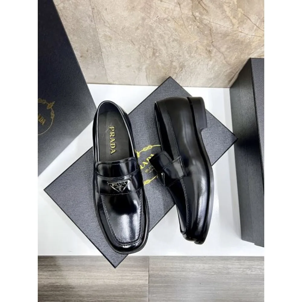 2025秋冬新作 PRADA プラダ メンズ用 ビジネスシューズ VIP価格でお得にGET 商品画像 6