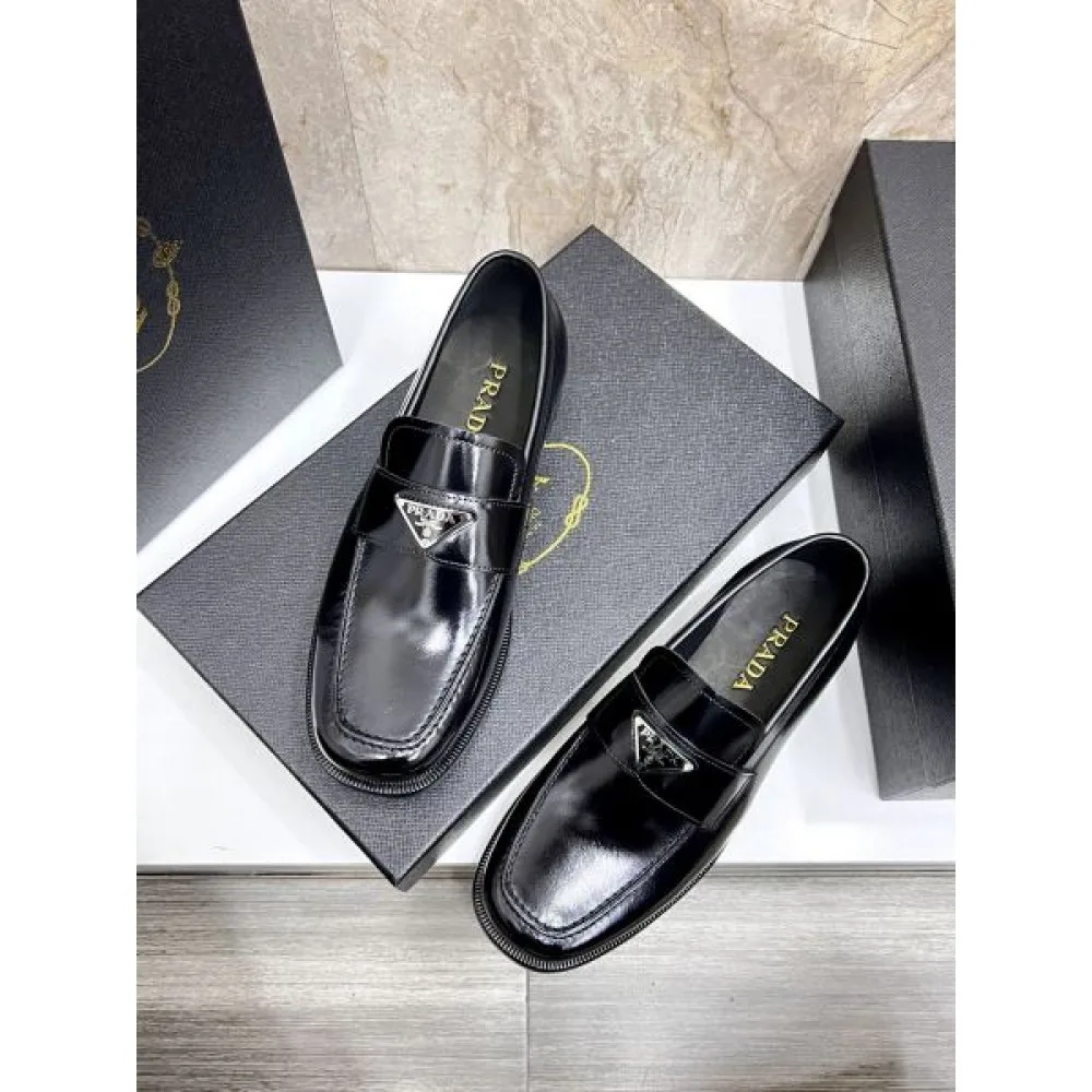 2025秋冬新作 PRADA プラダ メンズ用 ビジネスシューズ VIP価格でお得にGET 商品画像 7