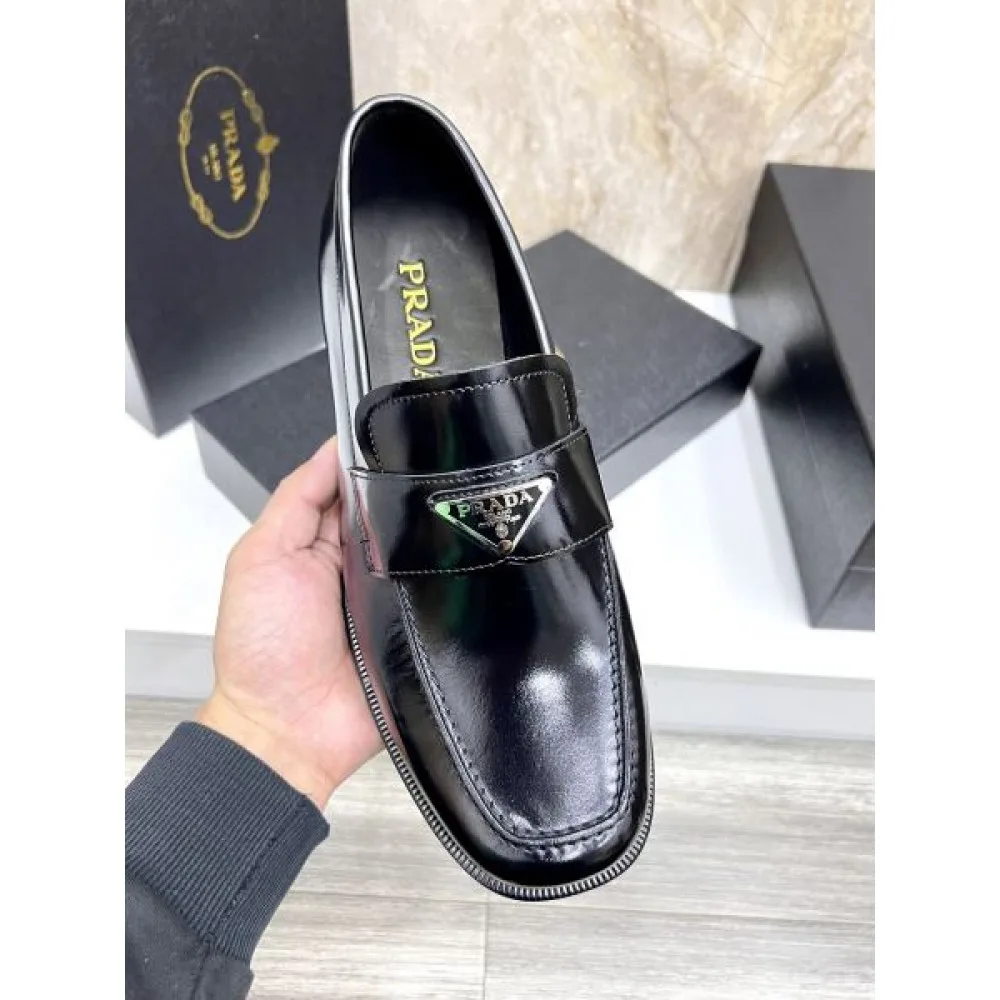 2025秋冬新作 PRADA プラダ メンズ用 ビジネスシューズ VIP価格でお得にGET 商品画像 8