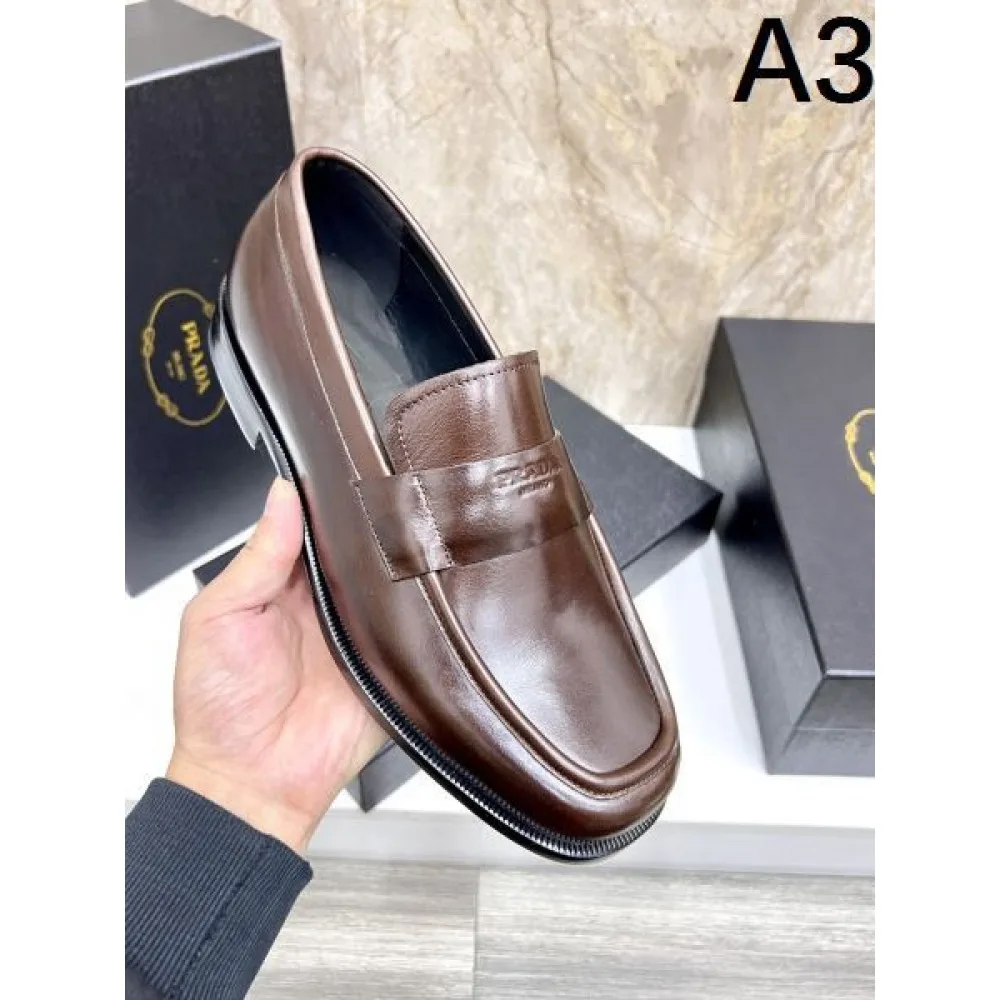 2025秋冬新作 PRADA プラダ メンズ用 ビジネスシューズ コーデを格上げする逸品 商品画像 3