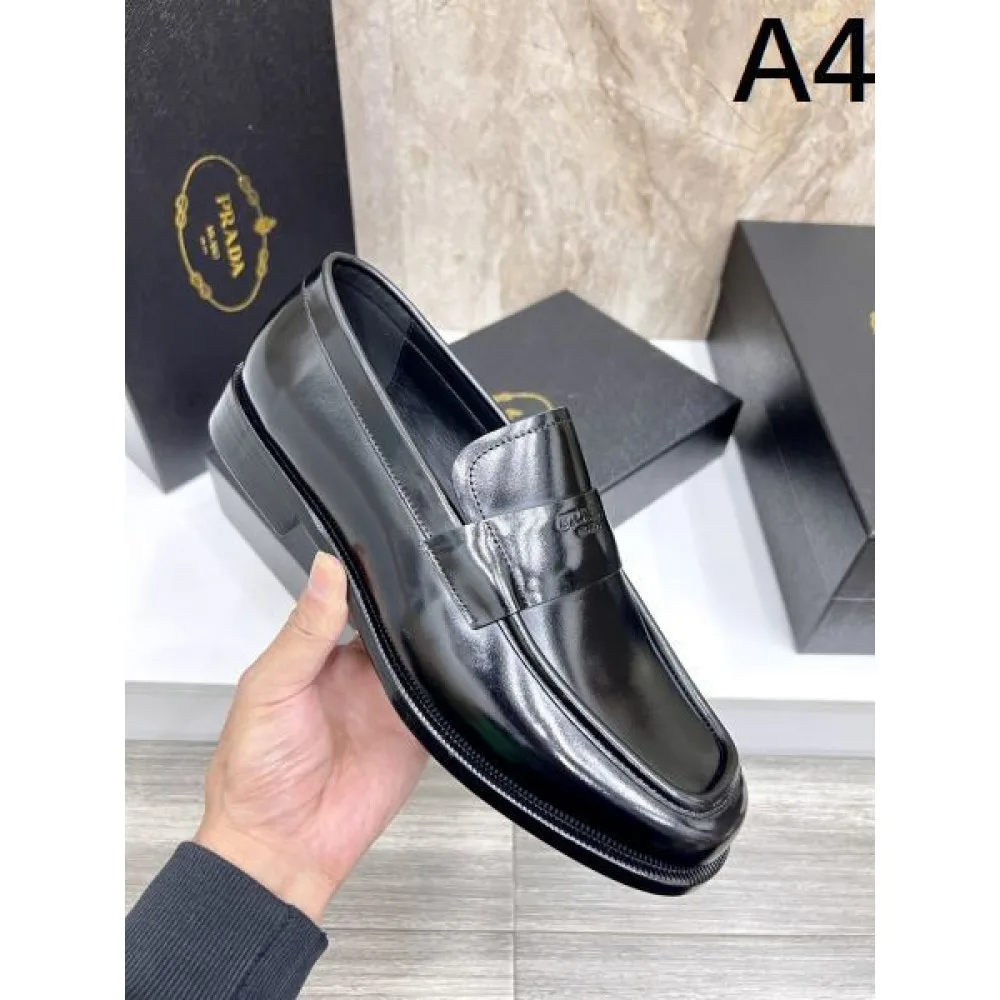 2025秋冬新作 PRADA プラダ メンズ用 ビジネスシューズ コーデを格上げする逸品 商品画像 4