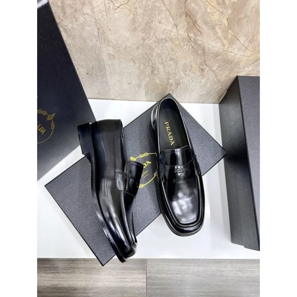 2025秋冬新作 PRADA プラダ メンズ用 ビジネスシューズ コーデを格上げする逸品 商品画像 6