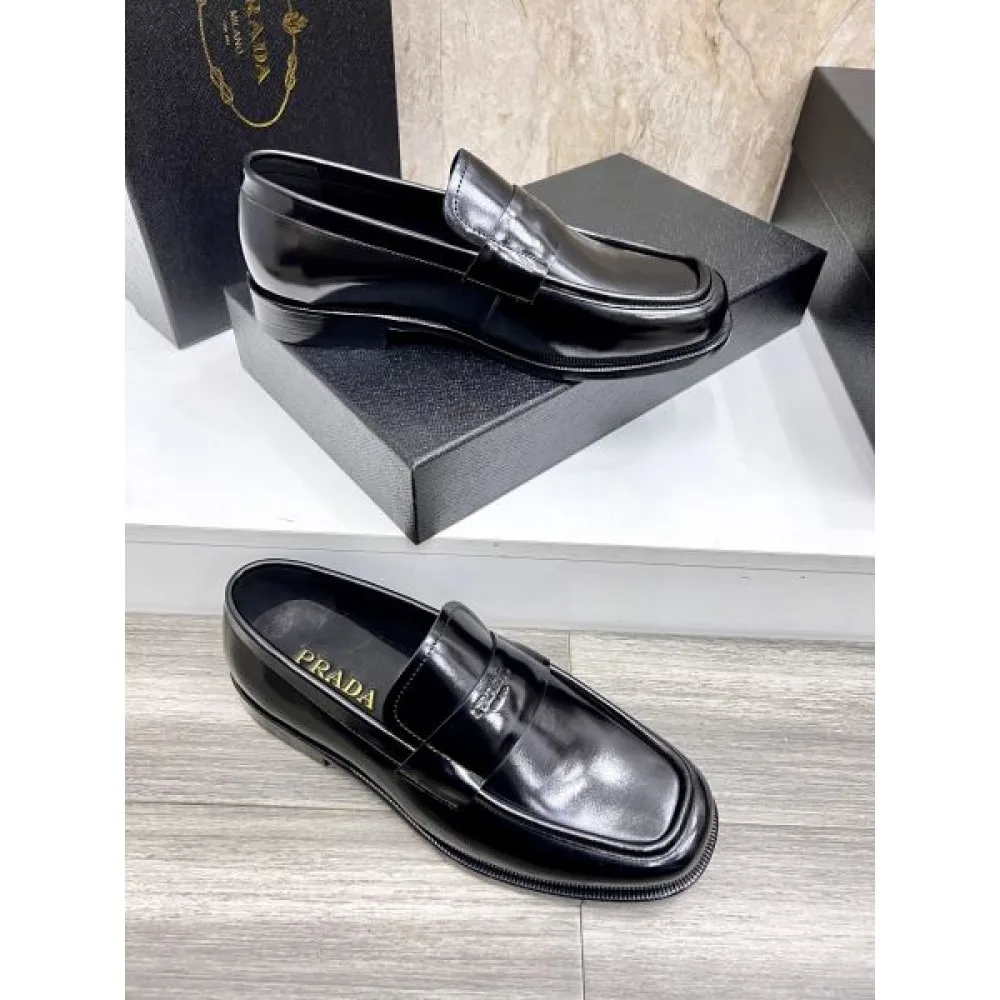 2025秋冬新作 PRADA プラダ メンズ用 ビジネスシューズ コーデを格上げする逸品 商品画像 7